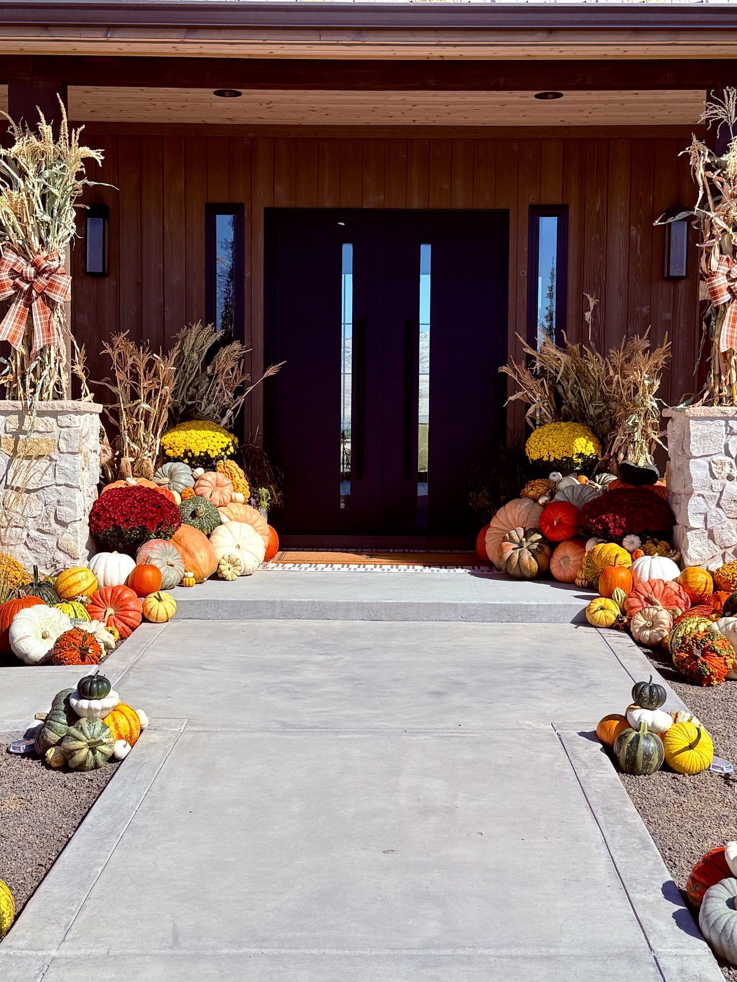 The Estate pumpkin installation