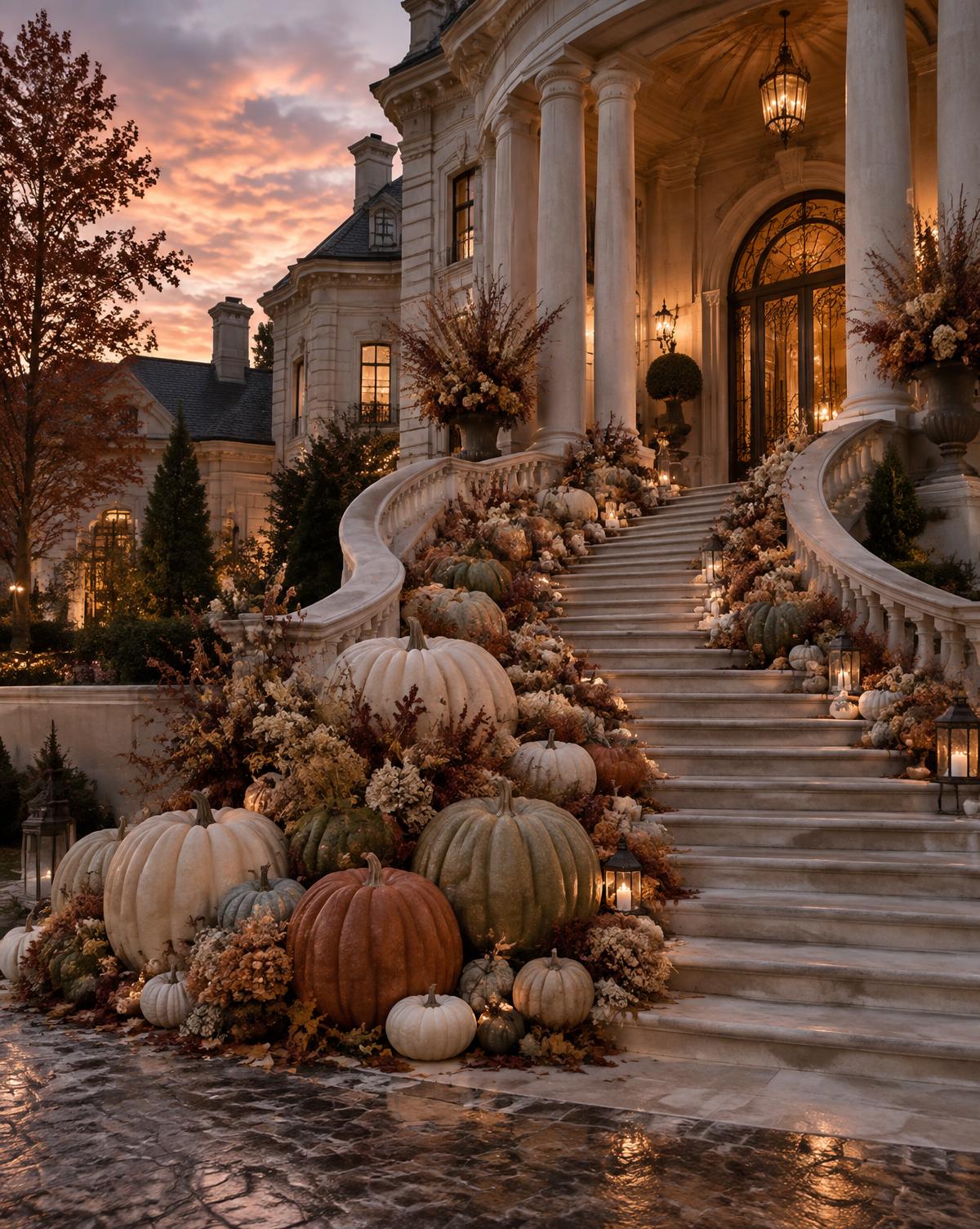 The Estate pumpkin installation