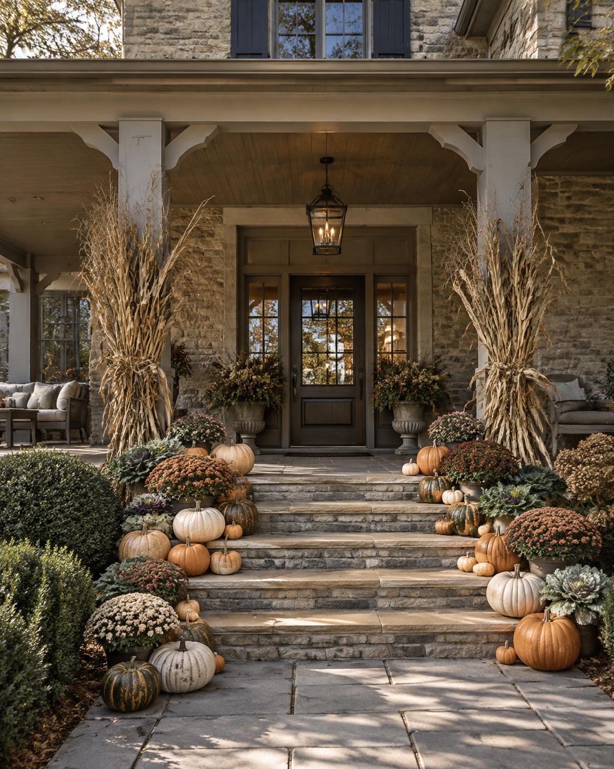 The Forge pumpkin installation